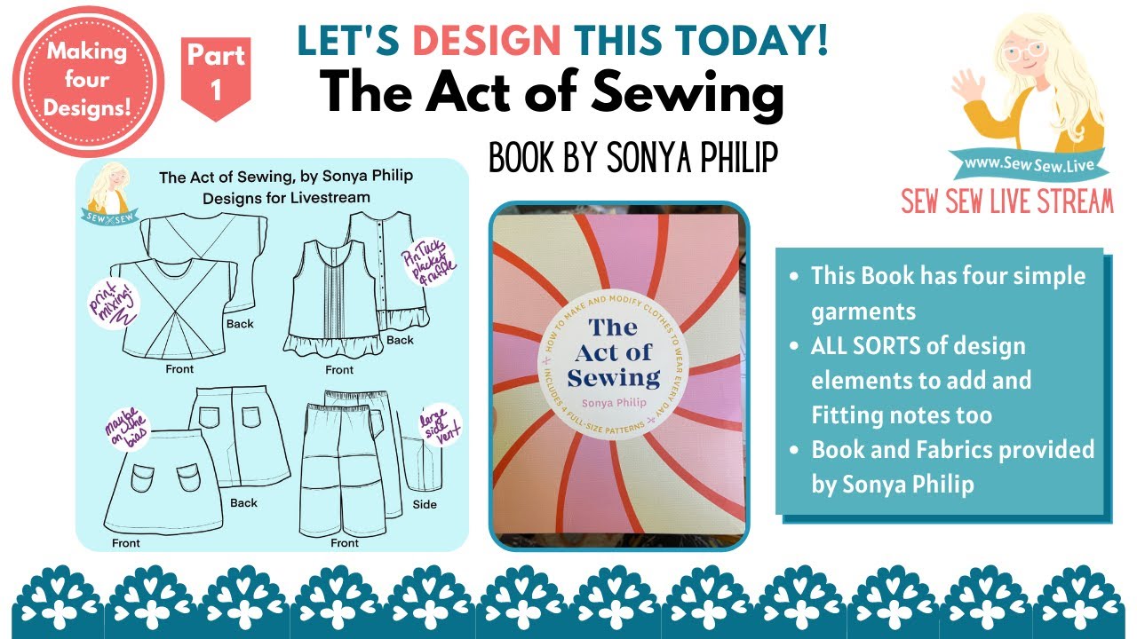 Book - The Act of Sewing - Sonya Phillip