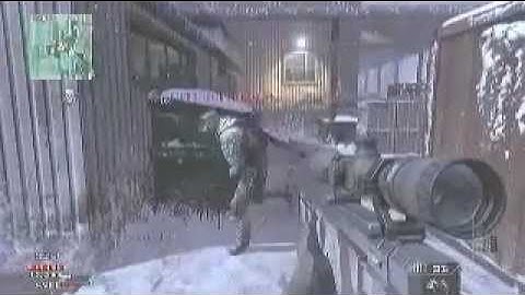 MW3 Quick Scope Collateral Double Kill