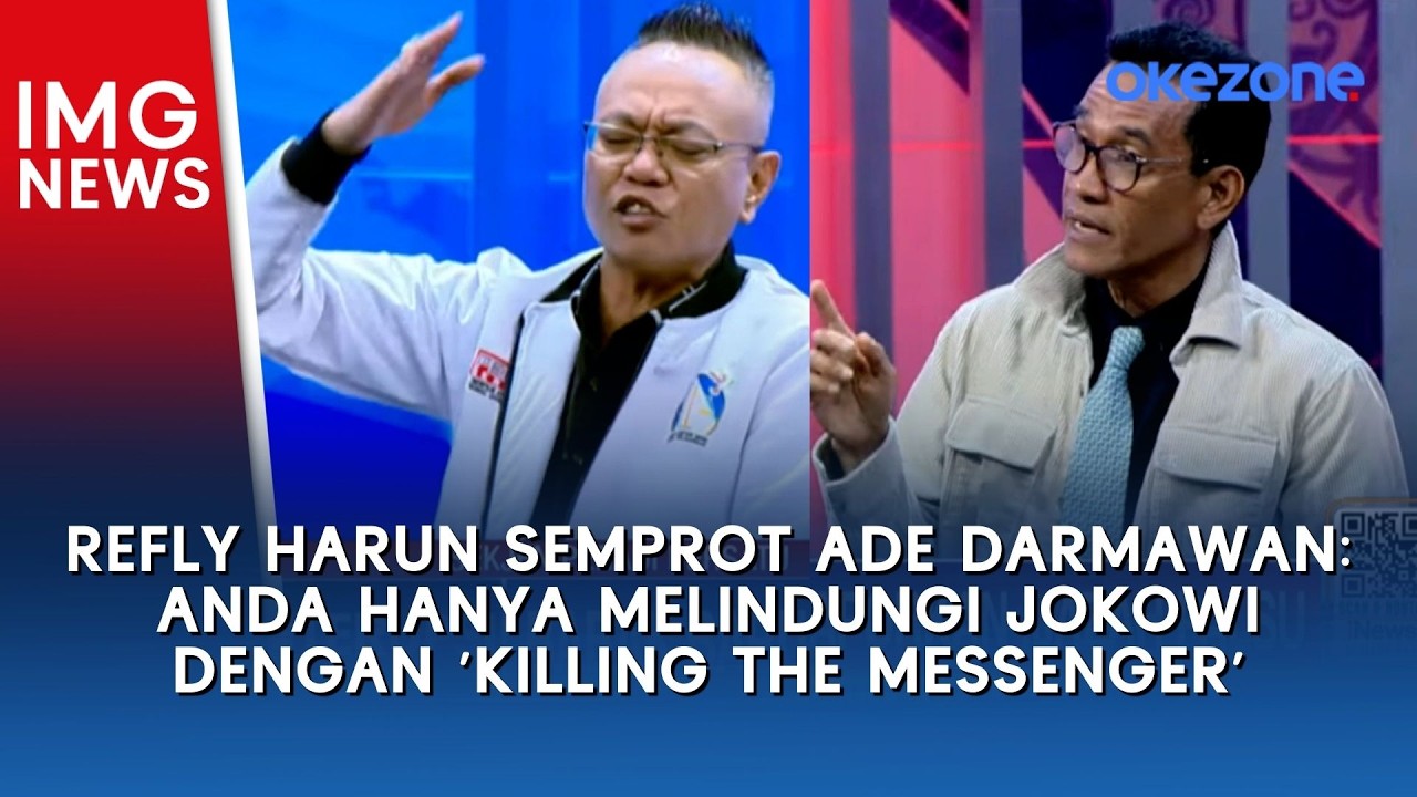 Refly Harun Semprot Ade Darmawan: Anda Hanya Melindungi Jokowi dengan 'Killing The Messenger'