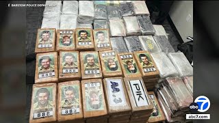 K9 helps police find nearly 1,000 pounds of cocaine in semitrailer during Barstow traffic stop Information