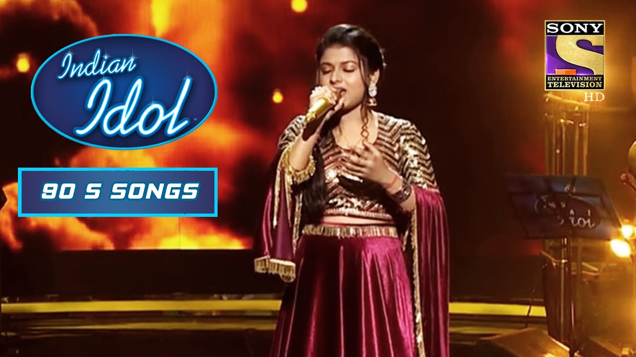 Orchestra   Arunita   Perform Satyam Shivam Sundaram    Indian Idol  90s Hits