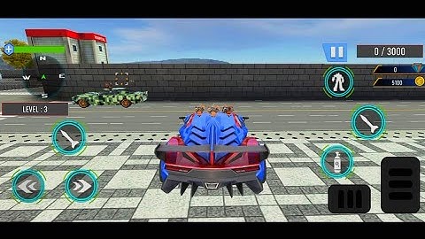 Tank Robot Game 2020 - Police Eagle Robot Car Game - Android Gameplay