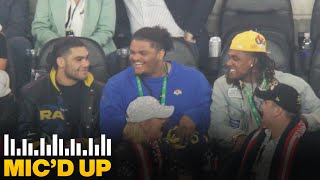 “This Game Is WILD!” Puka Nacua, Steve Avila & Demarcus Robinson Mic’d Up At Rugby League Game
