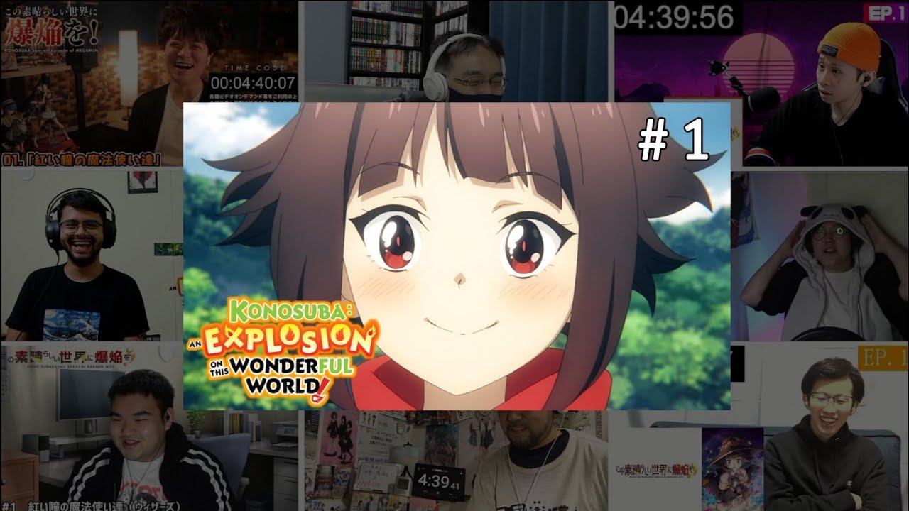 Konosuba An Explosion On This Wonderful World Episode 1 Reaction Mashup ...