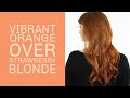 applying Vibrant Orange oVertone