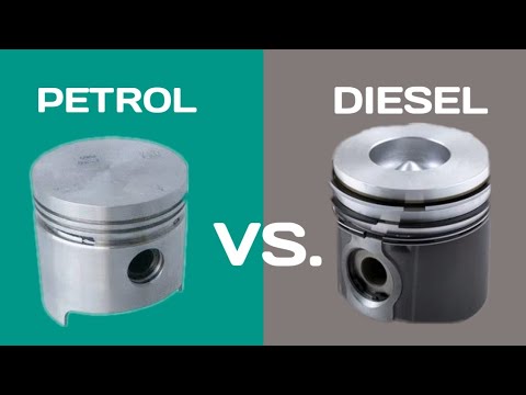 Why DIESEL and PETROL  piston are