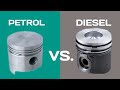 Why DIESEL and PETROL  piston are different?