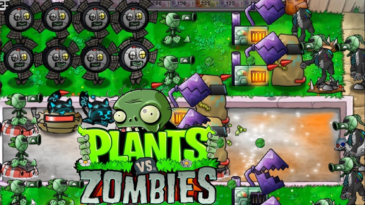 Plants vs. Zombies Mod - Survival Day (PvZ 1 Robot Mod) 