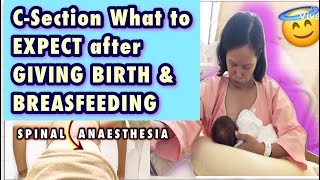 BREASTFEEDING after GIVING BIRTH | C-Section 2 Life in a Hospital ( How’s & What To EXPECT)