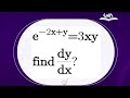 IMPLICIT AND EXPONENTIAL DIFFERENTIATION.
