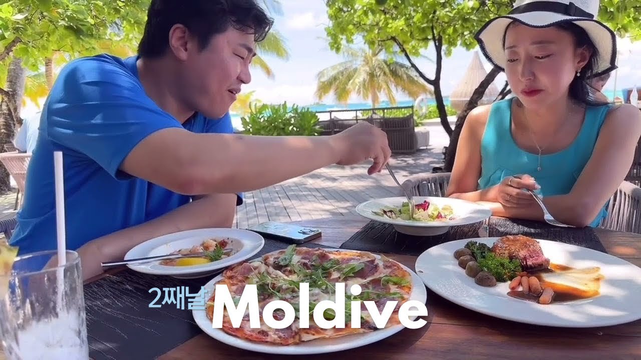 몰디브 신혼여행 vlog-2 앙사나벨라바루 비치풀빌라