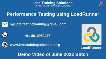 Performance Testing using LoadRunner Demo. Pls contact or whatsapp us on +91-8019952427 to enroll