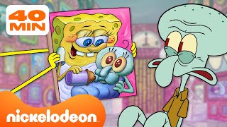 سبونج بوب | أفضل لحظات داخل منزل سكويدوارد | تجميع لمدة 50 دقيقة | Nickelodeon Arabia screenshot 1