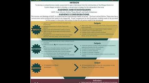 Red Panda Logic Model Presentation