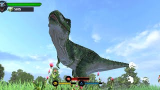 Enter the wild world of dinosaurs in this epic jungle survival gameplay where a powerful T-Rex roams screenshot 5
