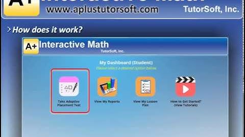 Adaptive Placement Testing w/ Individualized Lesson Plan