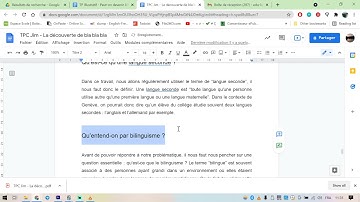 Comment créer une table des matières automatique sur Google Docs