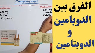 الفرق بين الدوبامين و الدوبتامين ( أدوية الطوارئ)#emergancy #تمريض #الجيش_الابيض