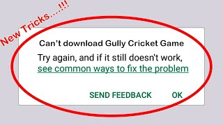 How To Fix Can't Download Gully Cricket Game App Error On Google Play Store Problem Solved screenshot 4