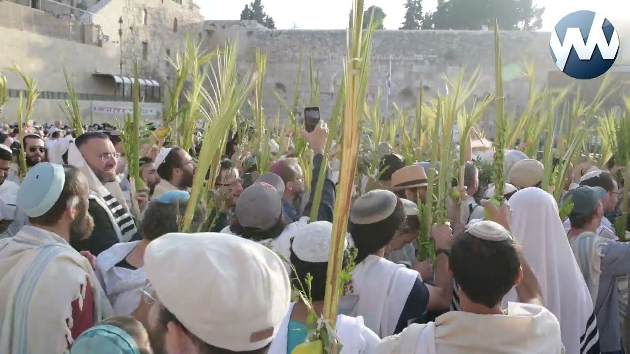 Hoshana Rabba by the Kosel - Sukkos 2023 | הושענא רבה בכותל המערבי - סוכות תשפ״ד
