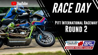 2023 Bagger Racing League Round 2  Pitt International Raceway  Full TV Episode