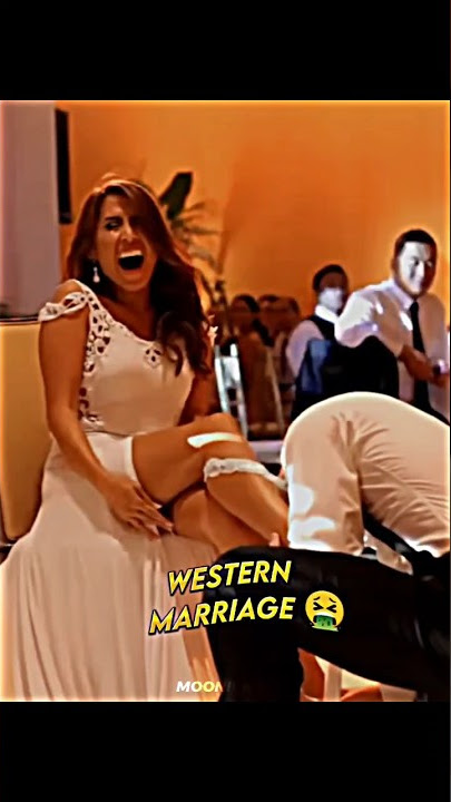 Western Marriage 🤮 vs Sanatani marriage 🥰 | #wedding #sanatandharma #hindu #western #shorts