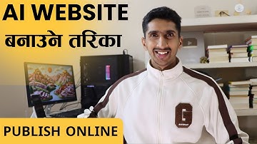 Create and Publish Website Using AI In Nepali