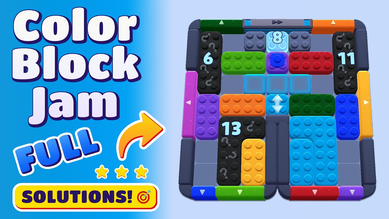 Color Block Jam Level 1380 Walkthrough (1381, 1382, 1383 & 1384