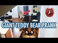 REAL LIFE GIANT TEDDY BEAR PRANK ON MOE SARGI | OVERNIGHT CHALLENGE DISGUISED AS A GIANT TEDDY BEAR