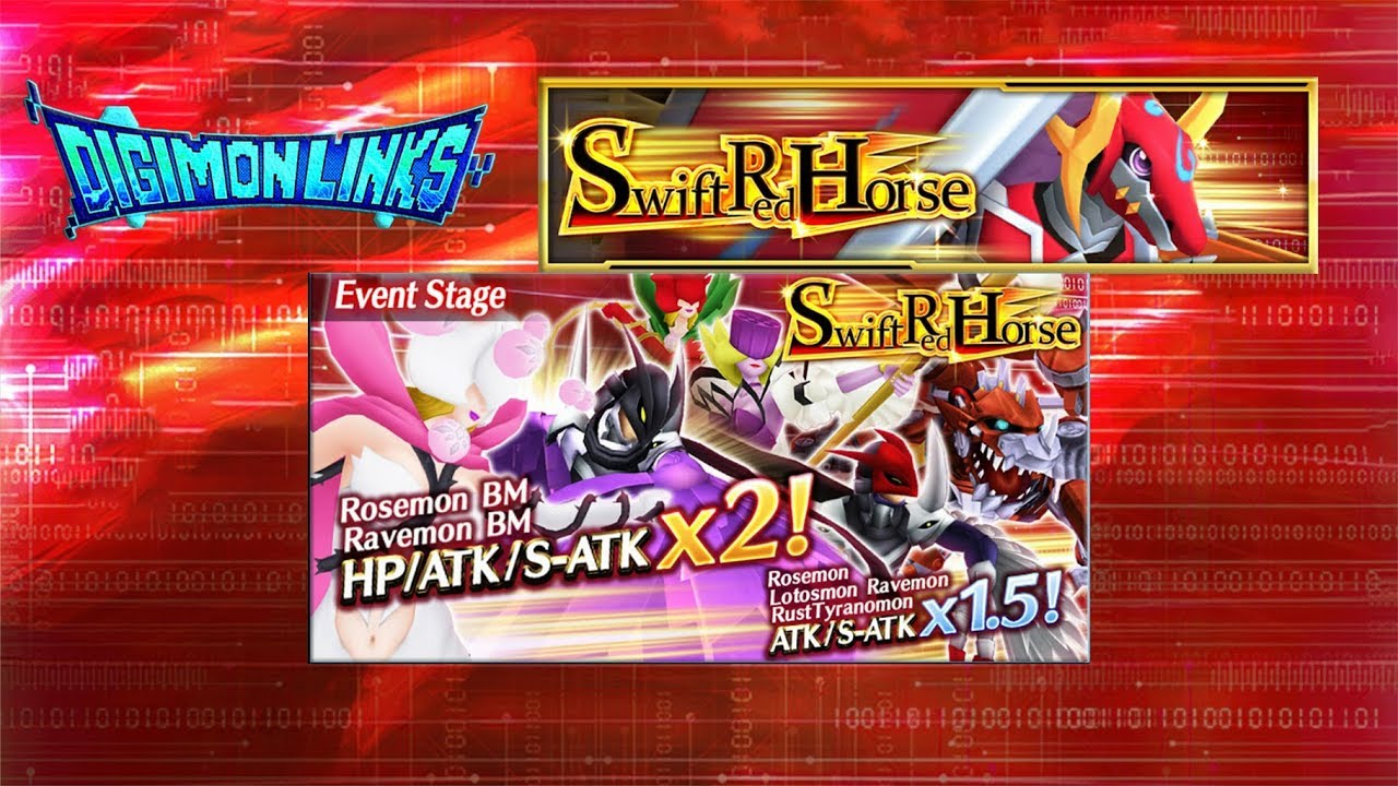 Swift Red Horse Event Guide (Digimon Links)
