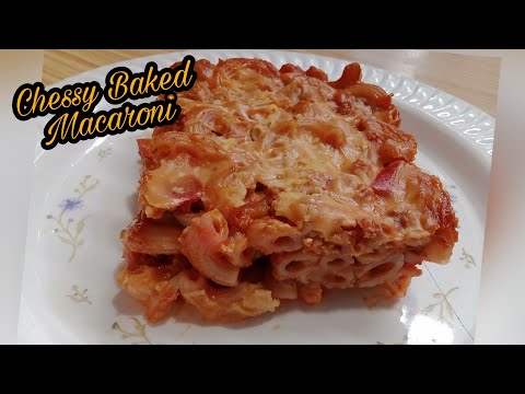 CHEESY BAKED MACARONI/JENNY'S HOME COOKING