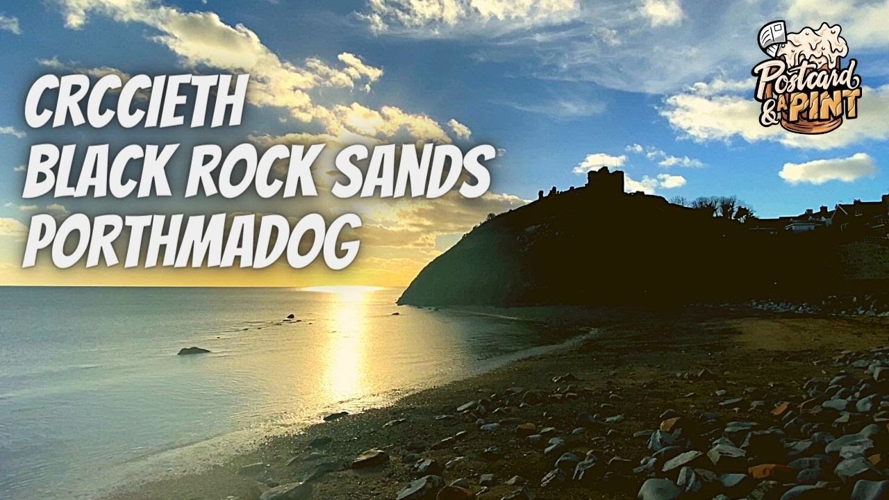 Criccieth - Black Rock Sands - Porthmadog - North Wales Travel Vlog ...
