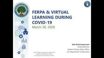 FERPA and Virtual Learning Webinar