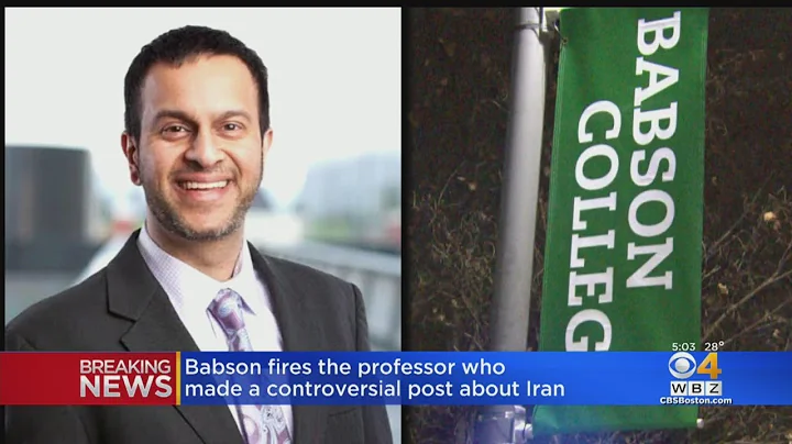 Babson Fires Professor Who Made Post About Iran