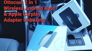 Ottocast U2X Wireless Android Auto/Apple Carplay Adapter Unboxing/Review in 2021 Toyota Highlander