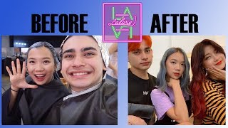 LALARY CHANGES HAIR COLORS FOR MUSIC VIDEO