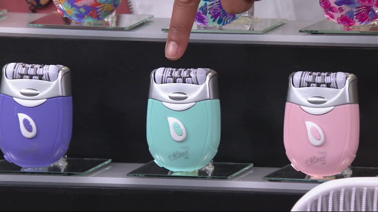Emjoi eRase 60Disc Precision Hair Removal Epilator on QVC YouTube