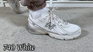 New Balance 740 White Review& On foot