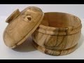 Woodturners Journal: Sycamore Lidded Box