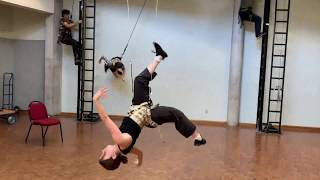 NIDA Acting students do aerial work
