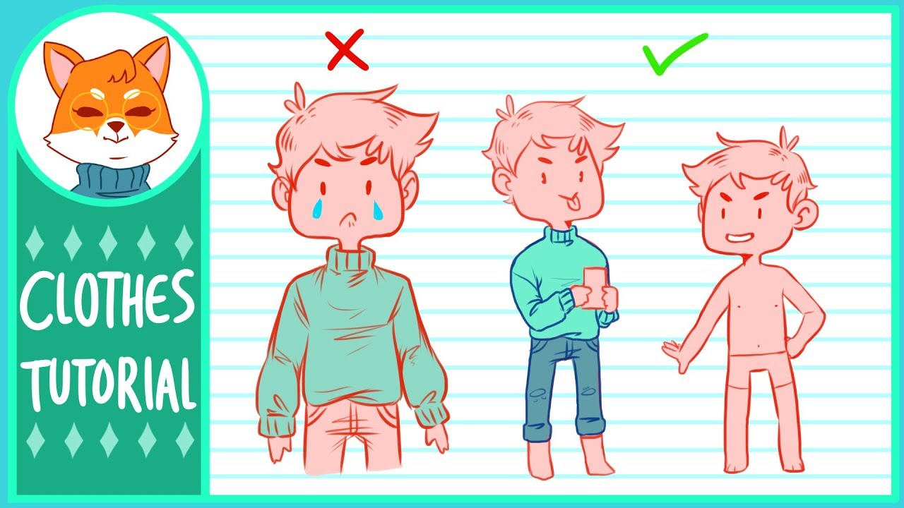 How To Draw Clothes Tutorial