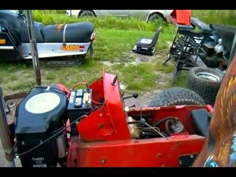 update on the yardman MTD garden tractor - YouTube