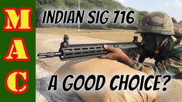 Cover Image for Would you choose a .308 for a fighting rifle? India's new Sig 716i rifle.