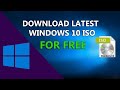 How To Download Latest Windows 10 ISO File For FREE
