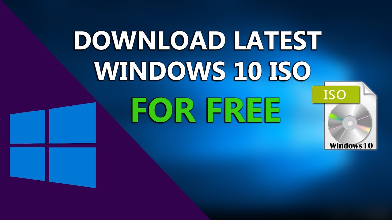 How To Download Latest Windows 10 ISO File For FREE - YouTube