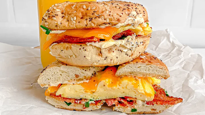 The Ultimate Bagel Breakfast Sandwich
