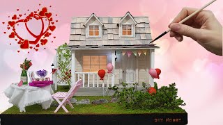 Romantic Cardboard House [Valentine's Day] DIY