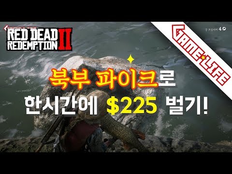 북부 파이크로 한시간에 225달러 벌기! Red Dead Redemption 2 Online - Make $225 in 1 hour!