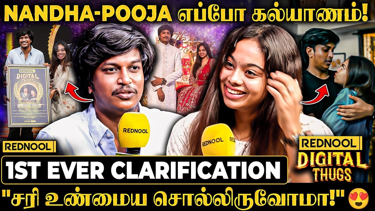 "Nandha, Pooja 😍 கல்யாணத்துக்கு Ready-ஆ!" 1ST TIME REVEALS ON Stage ❤️"எங்க Relationship"