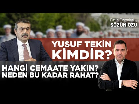 KİM BU YUSUF TEKİN? HANGİ CEMAATE YAKIN? NEDEN BU KADAR RAHAT?